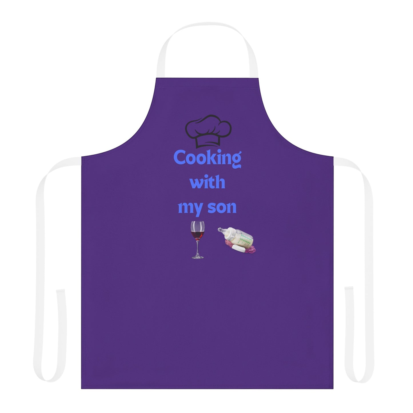 Unisex Apron, Cooking with my son