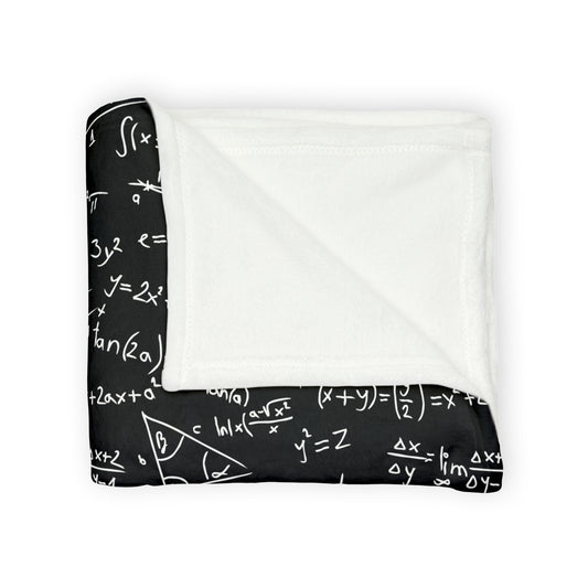 Soft Polyester Blanket| Blackboard pattern| Gift |Geek| Maths Lover| Maths formulas| Warm